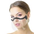 Fast to ship Transparent Face-Mask-Full-Face-Shield-with Lanyard-Anti-fog reusable durable plastic Face Shield protection with nose line Full-Eye-Face-Sunglasses-Women-Lip-Mask-sport mask sunny. 