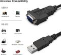 Benfei USB to Serial Adapter, Benfei USB to RS-232 Male (9-pin) DB9 Serial Cable, Prolific Chipset, Windows 11/10/8.1/8/7, Mac OS X 10.6 and Above, 1.5M ORIGINAL UK ZONE. 