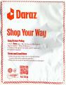 Bundle of 50 Tamper Evident Small Flyer with hatched printing. 