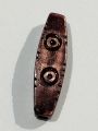 Pack of 40gms Beads, Brown Long Antique Brick Plastic Beads For DIY Jewelry Making, Jewelry, DIY, Dresses And Crafting Accessories.. 