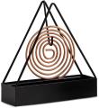 Mosquito Coil Killer Stand Coil Holder Triangular Fireproof Hanging Mosquito Coil Tray Home Supplies Mosquito Coil Plate Burner Rack Insecticide Coil Stand Innovative Home Incense Anti-Mosquito Customize. 