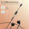 Xiaomi Original Usb Type C To 3.5mm Aux Audio Adapter For Mi 12X 12 11 Pro 11T Redmi K50 Poco F3 Pad 5 Headphone Jack Converter. 