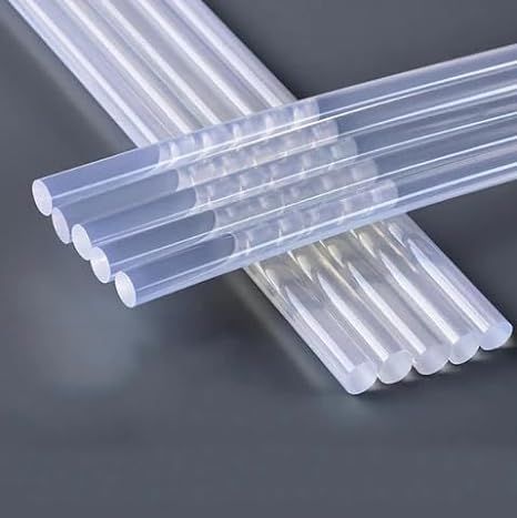 Openness - 06 Peices - 11mm Hot Glue Sticks For Large Glue Gun - Transparent - Length 20cm