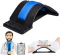 Back Massage Magic Stretcher Fitness Equipment Multi-Level Back Craacker Lower Back Pain Relief Device, Lumbar Support Spine Board for Herniated Disc, Sciatica, Scoliosis, Lower and Upper Back Muscle Pain Relief NOTE random color will be delivered. 