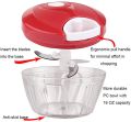 FREE DELIVERY Hand Pull Type Minced Multifunctional Manual Food Chopper Vegetable Chopper Speedy Chopper Easy To Deal Vegetables / Onions / Carrots / Garlic / Pepper / Meat / Puree / Salad / Pesto / Coleslaw Mini Turbo Chopper & Cutter. 