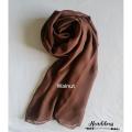 Chiffon Georgette plain hijab scarf stoller in multi colors. 