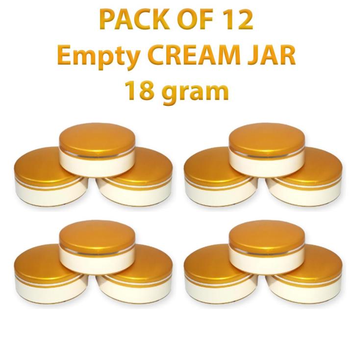 pack%20of%203%20Empty%20Cosmetic%20Containers%20Cream%20Pot%20Jar%20Refillable%20plastic%2018%20gm%20-%20Image%202