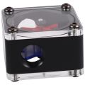 G1/4 Port 3 Impeller Pom Acrylic Water Flow Meter Current Meter Indicator Water Cooler for Computer Pc Water Cooling System. 