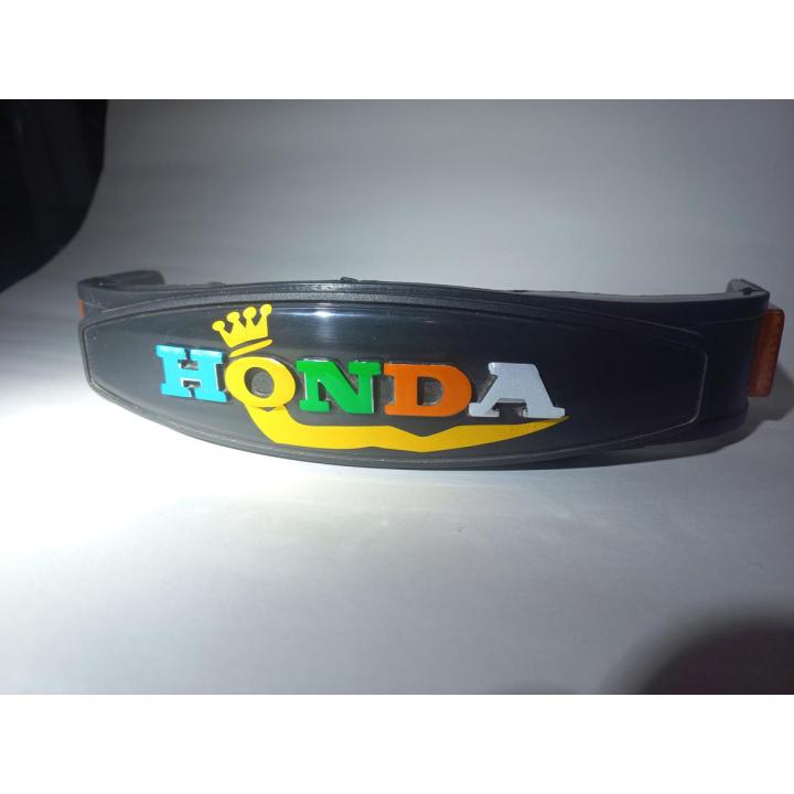Honda Front monogram front monogram in multi color text