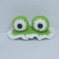 Handmade Hair Pins Sunflower Crochet Hair Clips Girl Barrettes Flower Hairpin Children Side Bangs Clip Knitting Hair Accessories. 