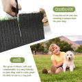 Artificial grass mat washable for bird parrot cat dog cage house floor mat for winter season playing area kids mat 3ft x 2ft. 