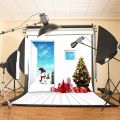 7x5ft Christmas Tree Snowman Photography Backdrop Studio Background Photoprop. 