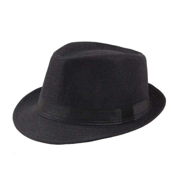 Fedora%20Hat%20Women%20Winter%20Hats%20for%20Women%20Ribbon%20Band%20Men's%20Hat%20Wide%20Brim%20Classic%20Beige%20Wedding%20Church%20Bowler%20New%20Cap%20chapeau%20femme%20-%20Image%205