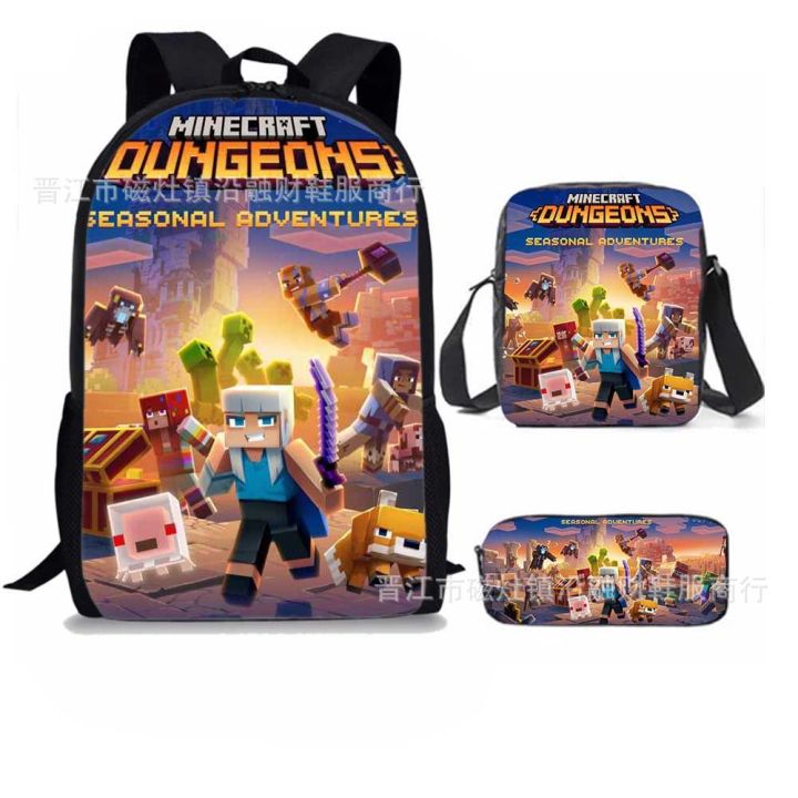Game%20Minecraft%20Backpack%20Primary%20and%20Secondary%20School%20Bag%20Children's%20Boys%20and%20Girls%20Backpack%20Printed%20Bag%20Custom%20-%20Image%202