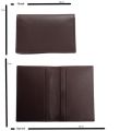 Brown Leather Card Holder Classic Oxford Collection Hashujees. 