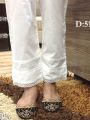 TROUSERS for Ladies-Summer Pure Breeza Cotton Paints-Trousers for Women Girls White & Black D519. 