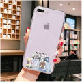 Cute cartoon Kpop Exo phone case for iPhone 13 x XS Max 6 6s 7 7plus 8 8plus 5 5S se 2020 XR 11 11pro Max clear Funda cover. 
