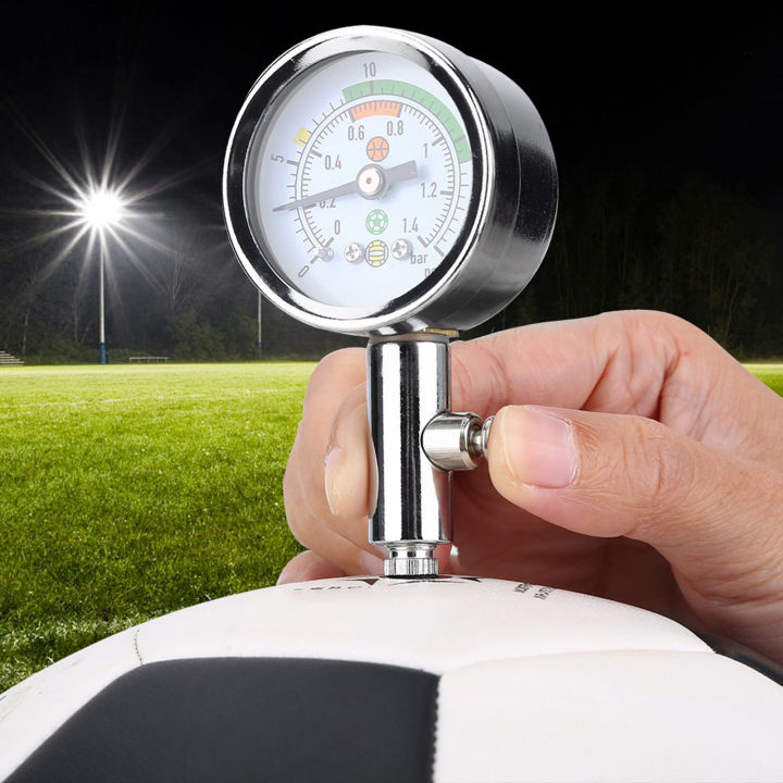 Mini Ulitity Air Pressure Gauge Barometer Tool for Basketball Football Volleyball