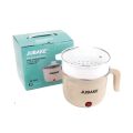Electric Pot For One Person 18CM Mini Cooking Pot Household Frying Pan Non-stick Hot Pot Multi-function Steamer Cookware. 