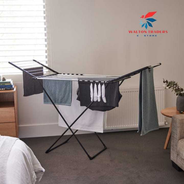Folding Cloth Dryer Stand - Foldable Stand - 6.3 Feet Clothes Line ...