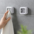 Wall Mounted Towel Plug Self Adhesive Towel Hook Holder Bathroom Towel Storage Rack Waterproof Kitchen Rag Dishcloth Clip Organizer. 