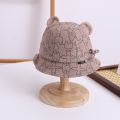 Baby Bucket Hat For 3-12M New Spring Baby Boys Girls Sunshade Hat Cute Cartoon Bear Print Outdoor Summer Kids Hat Fishing Cap. 