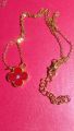 Four Leaf Clover Necklace , Clavicle Chain Pendant , Trendy korean Vintage Lucky Four Leaf Clover , Necklaces for Girls , Jewelry Gift. 