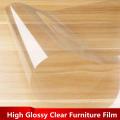 Transparent White Peel-and-Stick PVC Sheets: Perfect for Home Decoration, Tables, Cabinets, and Shelves.. 
