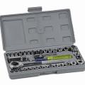 Aiwa Combination Socket Wrench Set Tool Kit - 40 Pcs - Silver. 