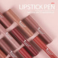 1PC Sexy Dark Red Matte Lipstick Waterproof Velvet Lip Stick Long Lasting Brown Pigments Makeup Easy to Wear Beauty Lips. 