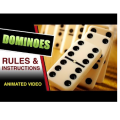 Domino Sequence Match Board Game Set – Large Sized 28 Pieces Set. 