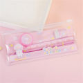5 Piece Stationery Set Children'S Stationery Small Gift School Stationery Set Cute Stationery Bag. 