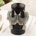 Vintage Ethnic Gypsy Indian Earrings For Women Boho Jewelry Ladies Retro Round Bell Tassel Hollow Tassel Jhumka Earrings 2020. 