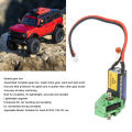 RC Gear Box Assembly, Transmission Case Gear Box Sealed Accuracy Machined with 66T Motor for 1/24 RC Car. 