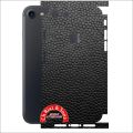 IPHONE APPLE 7 FULL BACK 360 Protection Skin / Wrap - BLACK LEATHER TEXTURE. 