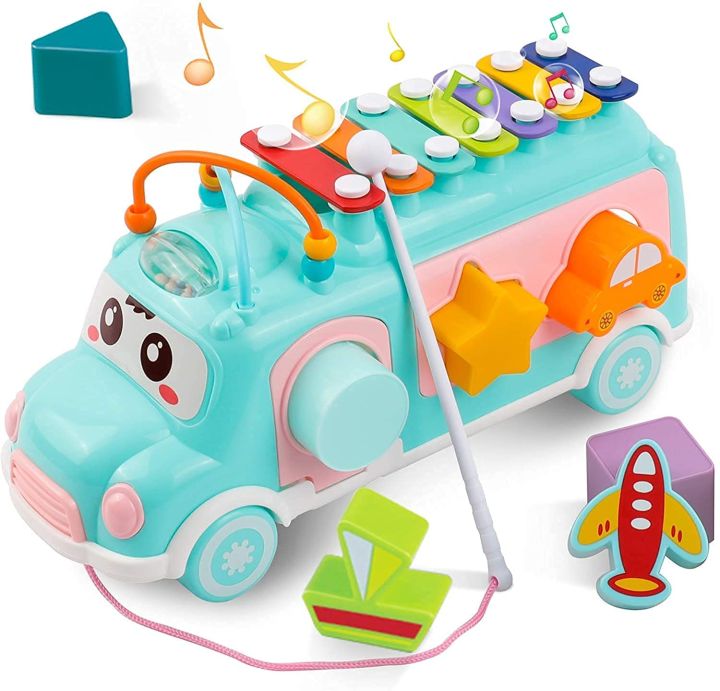 Huanger%203in1%20Sorting%20Shape%20&%20musical%20Xylophone%20Toy%20Bus%20For%20Baby%20Toddler%20Baby%20Toy%20Musical%20School%20Bus%20Knocking%20Piano%20Car%20with%20Shape%20Puzzles%20Sensory%20Toys%20for%20Toddlers,%20Educational%20Learning%20Gift%20for%20Girls%20and%20Boys%20-%20Image%203