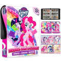My Little Pony Card Book Pinkie Moon Treasure Collection Book Nine Palace Grid Genuine Storage Book with Zipper Card Game OVERDOESETO. 