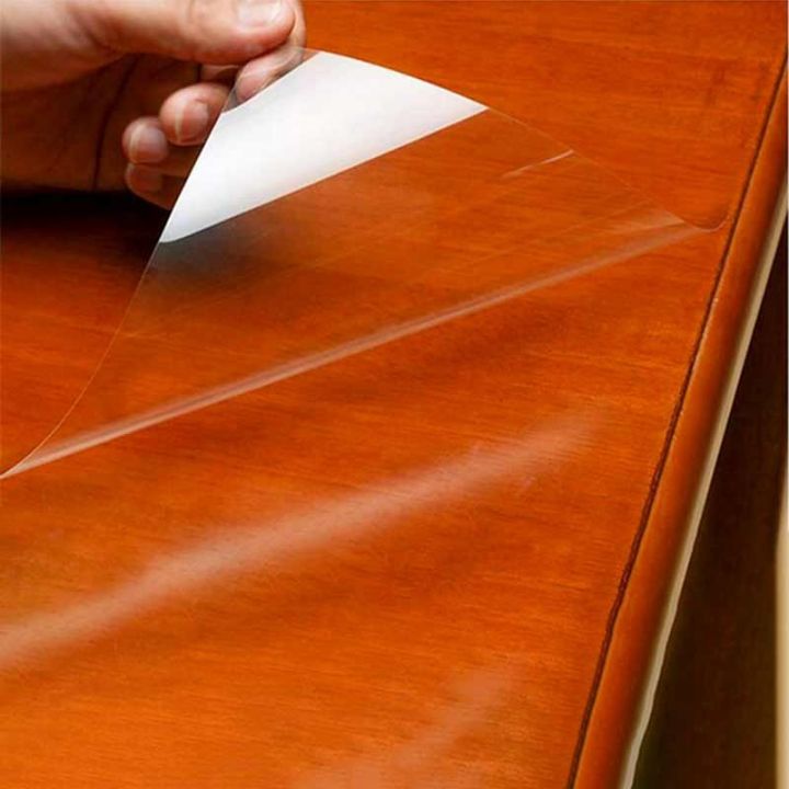 Plastic sheet, suitable for office table, dining table, coffee table Protector Waterproof Transparent Sheet Table Cover , Table top kitchen Decoration