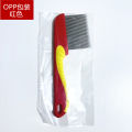 New Cat Comb Dog Comb Stainless-Steel Needle Pet Comb Flea Comb Seahorse Long Needle Double-Edged Fine-Toothed Comb Naked. 