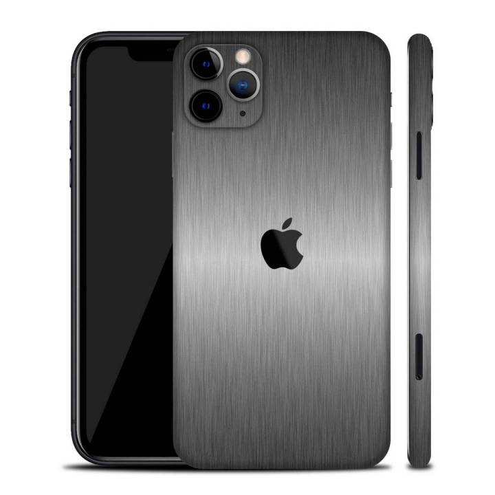 BRUSHED TITANIUM WRAP/SKIN FOR IPHONE 11 PRO