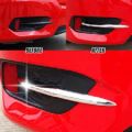 Honda Civic 2017-2020 Rear Bumper Chrome Trims (02 Pcs). 