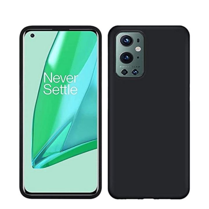 ONEPLUS 9 PRO Black Soft Silicon Back Cover Case
