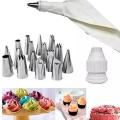 12 Small Nozzle Reusable Cake Decorator Bag. 