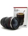 Camera Lens Coffee Mug - Black. 