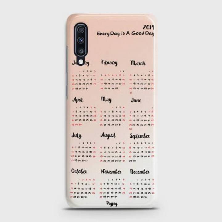 Samsung Galaxy A70 Cover - SkinLee HQ Hard Case - Everyday is A Goodday - SKINLEE-579-1-445-308