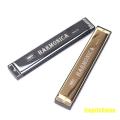Emprichman❦ 24 Hole Key Of C Play Harmonica Tremolo Harmonica Mouth Organ Double Row Blues. 