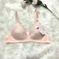 Yalih Pure Cotton AB Cup Thin Cotton Middle-Aged and Elderly Wireless Bra Cotton Breathable Teenage Girl Puberty Bra. 