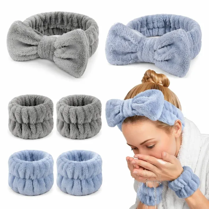 Microfiber%20Wrist%20Sweatbands%20-%20Absorbent%20Towel%20Bands,%20Comfortable%20Headbands%20for%20Fitness%20&%20Makeup%20-%20Image%202