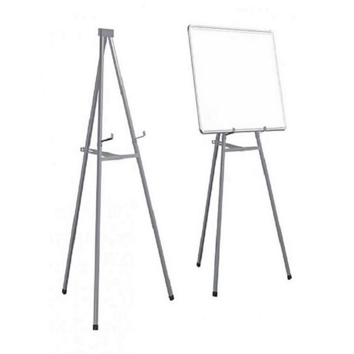White Board Stand Metal - Silver -18 Gauge