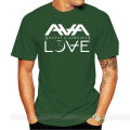 Angels & Airwaves Love AVA Mens Black Tops Tee T-Shirt Full-figured. 